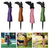 Maxbell Halloween Witch Legs Witch Leg Stakes Decor for Parties