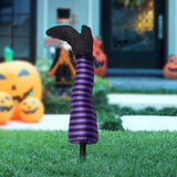 Maxbell Halloween Witch Legs Witch Leg Stakes Decor for Parties