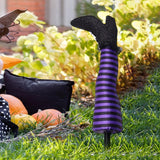 Maxbell Halloween Witch Legs Witch Leg Stakes Decor for Parties