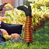 Maxbell Halloween Witch Legs Witch Leg Stakes Decor for Parties