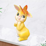 Maxbell Garden Statue with Butterfly Light Waterproof for Backyard Decorations yellow