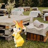 Maxbell Garden Statue with Butterfly Light Waterproof for Backyard Decorations yellow