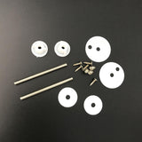 Maxbell Toilet Seats Hinges for Toilet Lid with Fitting Screws Zinc Alloy Finished