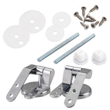 Maxbell Toilet Seats Hinges for Toilet Lid with Fitting Screws Zinc Alloy Finished