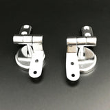 Maxbell Toilet Seats Hinges for Toilet Lid with Fitting Screws Zinc Alloy Finished