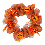 Maxbell 14" Halloween Wreath Door Hanging for Photo Props Window Haunted House