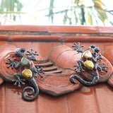 Maxbell Creative Gecko Wall Decor Carved Art Handicraft for Wall Bedroom Living