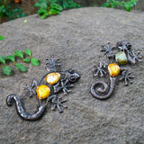 Maxbell Creative Gecko Wall Decor Carved Art Handicraft for Wall Bedroom Living