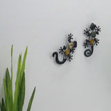 Maxbell Creative Gecko Wall Decor Carved Art Handicraft for Wall Bedroom Living