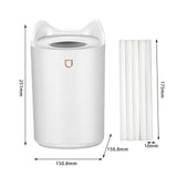 Maxbell Ultrasonic Air Humidifier Essential Diffuser Oil LED Night Light 3L White
