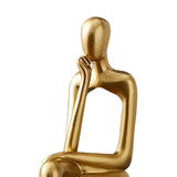 Maxbell Thinker Resin Statues Collectible Sculpture Abstract Figurines Collection Think 5x9x23cm