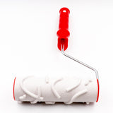 Maxbell Rubber Roller Decorative Wall Painting Patterned Paint Roller for Home Decor StyleC