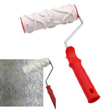 Maxbell Rubber Roller Decorative Wall Painting Patterned Paint Roller for Home Decor StyleC