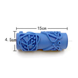 Maxbell 5 inch Patterned Decorative Paint Roller, DIY Tools Washable Easily Install