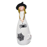 Maxbell Halloween Witch Figurine Adorable Witch Statue for Holiday Party Decoration Spider