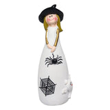 Maxbell Halloween Witch Figurine Adorable Witch Statue for Holiday Party Decoration Spider
