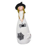 Maxbell Halloween Witch Figurine Adorable Witch Statue for Holiday Party Decoration Spider