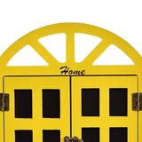 Maxbell Window View Chalkboard Message Board Hanging for Restaurant Menu Bedroom Yellow