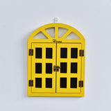 Maxbell Window View Chalkboard Message Board Hanging for Restaurant Menu Bedroom Yellow