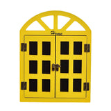 Maxbell Window View Chalkboard Message Board Hanging for Restaurant Menu Bedroom Yellow