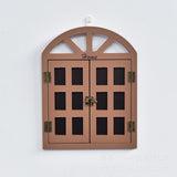 Maxbell Window View Chalkboard Message Board Hanging for Restaurant Menu Bedroom Brown