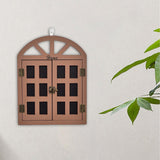 Maxbell Window View Chalkboard Message Board Hanging for Restaurant Menu Bedroom Brown