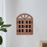 Maxbell Window View Chalkboard Message Board Hanging for Restaurant Menu Bedroom Brown