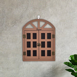 Maxbell Window View Chalkboard Message Board Hanging for Restaurant Menu Bedroom Brown
