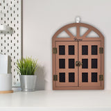 Maxbell Window View Chalkboard Message Board Hanging for Restaurant Menu Bedroom Brown