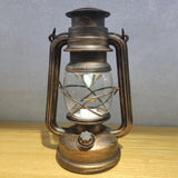 Maxbell Retro Style Oil Lantern Lamp Table Lamp Oil Lamps for Emergency Party Copper