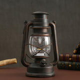 Maxbell Retro Style Oil Lantern Lamp Table Lamp Oil Lamps for Emergency Party Copper