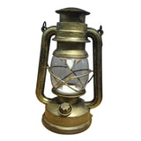 Maxbell Retro Style Oil Lantern Lamp Table Lamp Oil Lamps for Emergency Party Gold