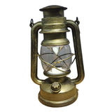 Maxbell Retro Style Oil Lantern Lamp Table Lamp Oil Lamps for Emergency Party Gold