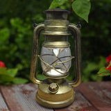 Maxbell Retro Style Oil Lantern Lamp Table Lamp Oil Lamps for Emergency Party Gold