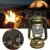 Maxbell Retro Style Oil Lantern Lamp Table Lamp Oil Lamps for Emergency Party Gold