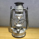 Maxbell Retro Style Oil Lantern Lamp Table Lamp Oil Lamps for Emergency Party Silver