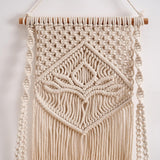 Maxbell Macrame Wall Hanging Shelf Floating Shelf Boho for Bedroom Living Room