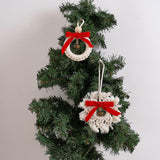 Maxbell Macrame Bell Handwoven Wall Hanging Wind Chime for Home Living Room Decor