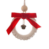 Maxbell Macrame Bell Handwoven Wall Hanging Wind Chime for Home Living Room Decor