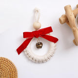 Maxbell Macrame Bell Handwoven Wall Hanging Wind Chime for Home Living Room Decor