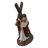 Maxbell Religious Jesus Statue Figurine Holy Crosses for Living Room Decor Ornament