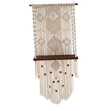 Maxbell Boho Wall Shelf Macrame Wall Decor Woven Rope Home Decor Bedroom Plant