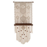 Maxbell Boho Wall Shelf Macrame Wall Decor Woven Rope Home Decor Bedroom Plant