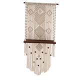 Maxbell Boho Wall Shelf Macrame Wall Decor Woven Rope Home Decor Bedroom Plant