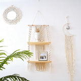 Maxbell Wall Hanging Shelf Storage Hanger Creative Organizer for Living Room