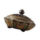 Maxbell Incense Coil Burner Incense Cones Holder Accents Glaze Decorative Censer