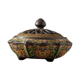 Maxbell Incense Coil Burner Incense Cones Holder Accents Glaze Decorative Censer
