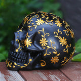 Maxbell Skeleton Ornament Skull Decor Prop Skull Statue for Living Room Home Desktop