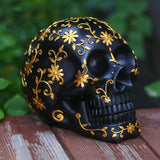 Maxbell Skeleton Ornament Skull Decor Prop Skull Statue for Living Room Home Desktop