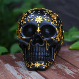 Maxbell Skeleton Ornament Skull Decor Prop Skull Statue for Living Room Home Desktop